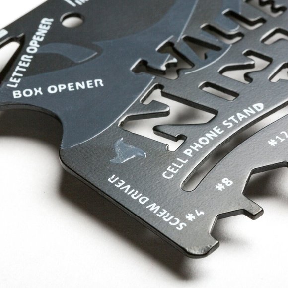 Wallet Tool 18 in 1 multi tool with Case Hiking Camping Car Garage - Picture 7 of 8